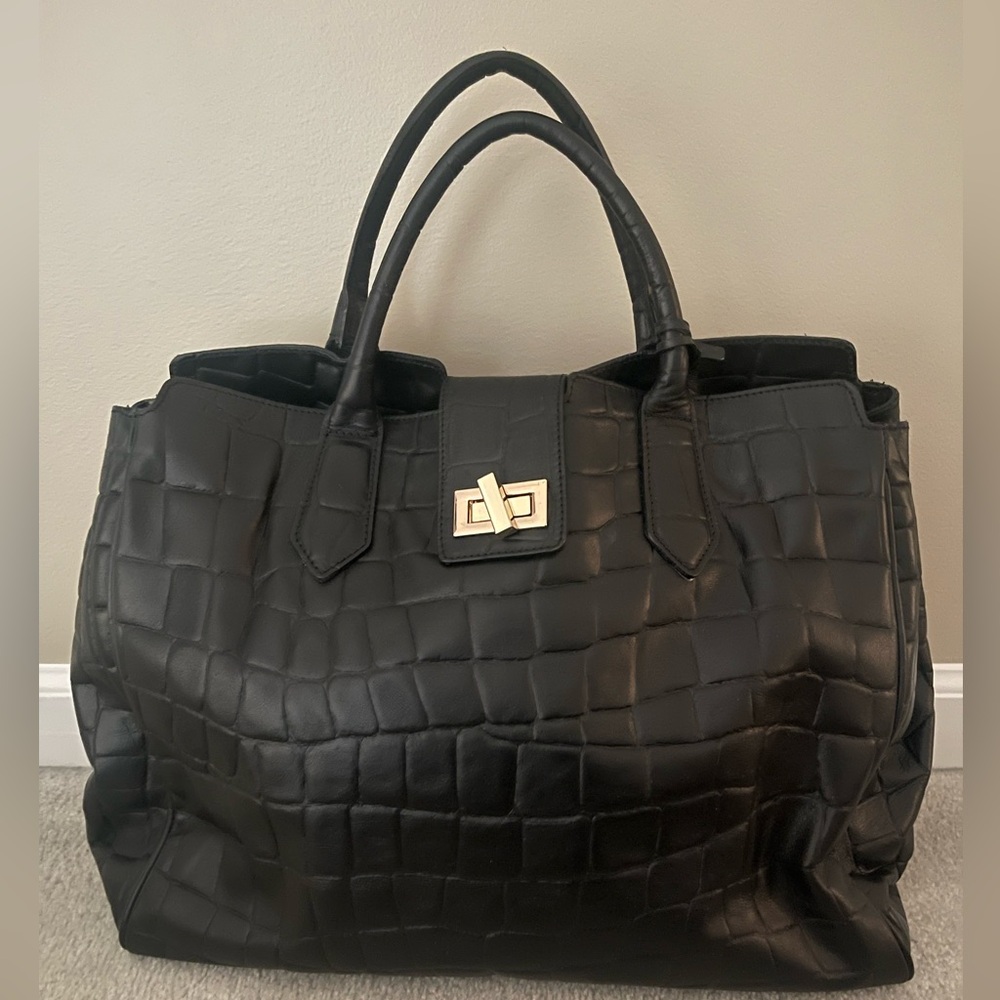 A. BELLUCCI ITALY Leather Bag Large tote